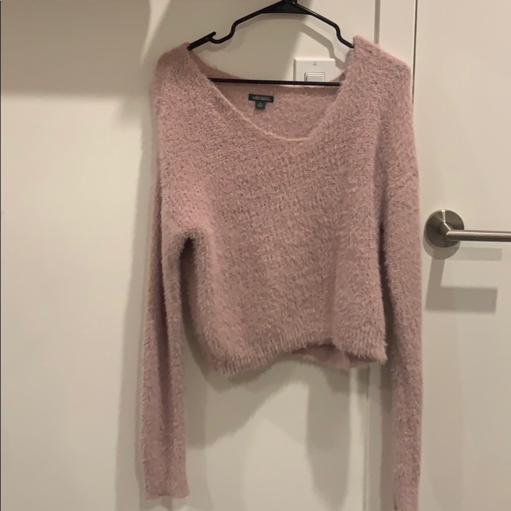 Fuzzy soft sweater